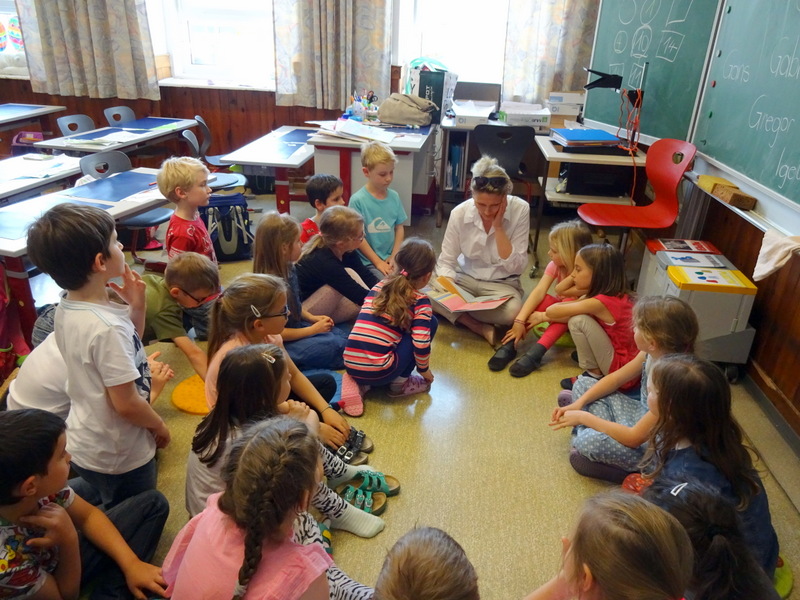 03.04.2017-Vorlesen in der 1b