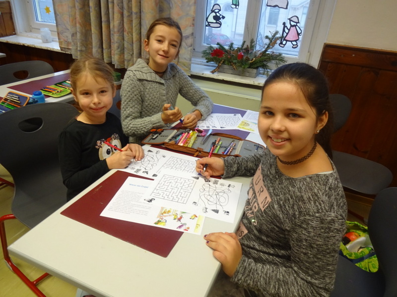 Partnerarbeit zum Thema "Weihnachten" - 1a, 1b, 4a, 4b