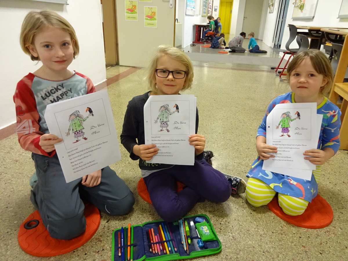 07.02.2018 - Die kleine Hexe - Partnerklassen