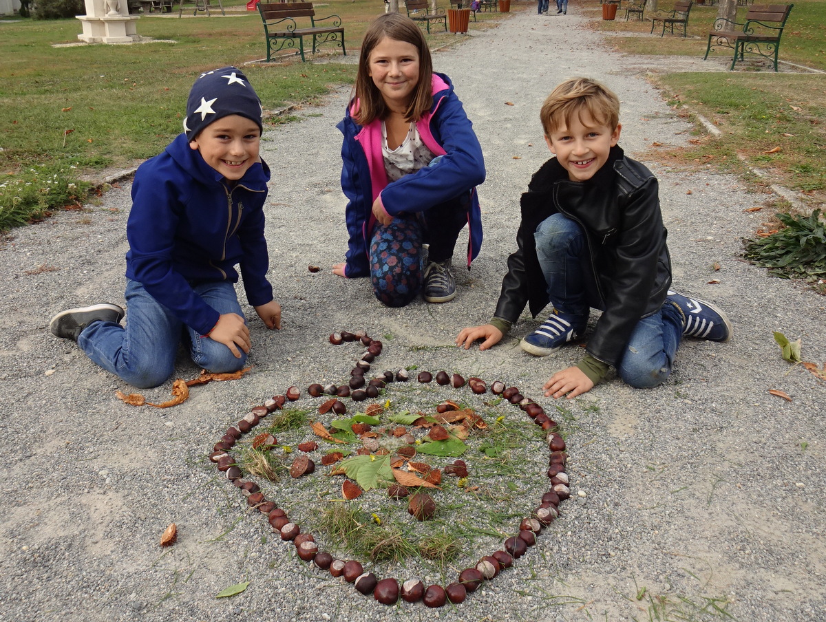 18.10.2018 - Herbstmandala - 2a, 2b, 2c, 4a, 4b