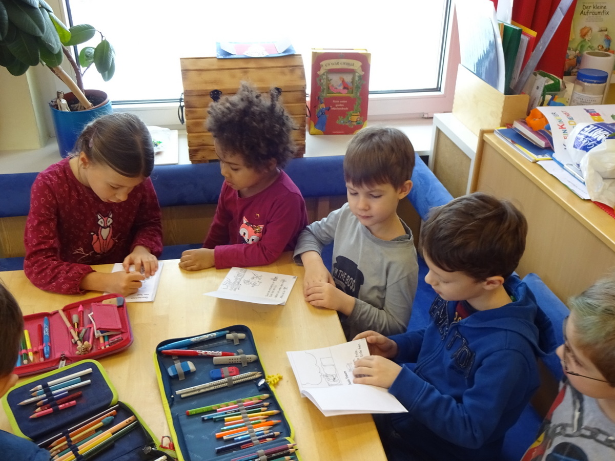 07.02.2018 - Vorlesestunde im Kindergarten - 1c